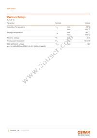 SFH 206K Datasheet Page 2