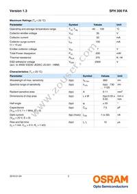 SFH 300 FA Datasheet Page 2