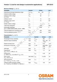 SFH 3010-Z Datasheet Page 2