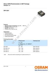 SFH 3201-2/3-Z Datasheet Cover