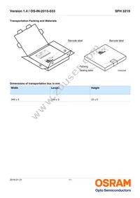 SFH 3219-Z Datasheet Page 11