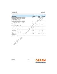 SFH 3401-Z Datasheet Page 3