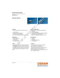 SFH 401 Datasheet Cover