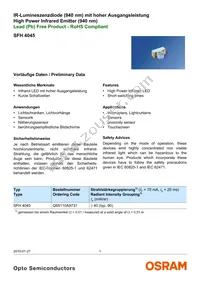 SFH 4045 Datasheet Cover