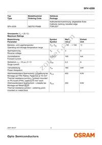 SFH 4209 Datasheet Page 2