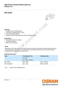 SFH 4232A-DB Datasheet Cover