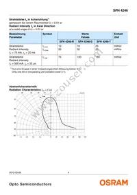 SFH 4246-Z Datasheet Page 4