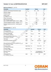 SFH 4247-Q2R1 Datasheet Page 2