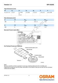 SFH 4250S-S Datasheet Page 9