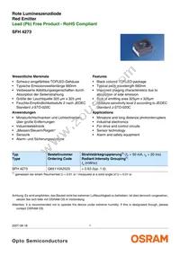 SFH 4273-Z Datasheet Cover