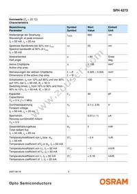 SFH 4273-Z Datasheet Page 3