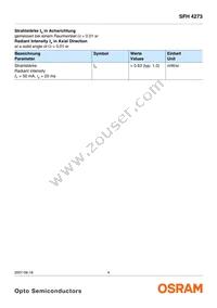 SFH 4273-Z Datasheet Page 4