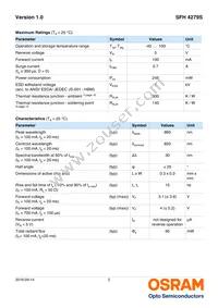 SFH 4279S Datasheet Page 2