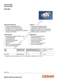 SFH 4281-Z Datasheet Cover