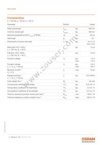 SFH 4346-UV Datasheet Page 3