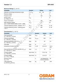 SFH 4441 Datasheet Page 2