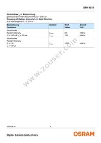 SFH 4511 Datasheet Page 4