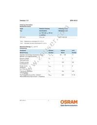 SFH 4512 Datasheet Page 2