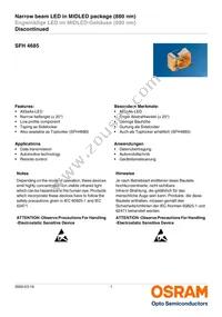 SFH 4685-Z Datasheet Cover