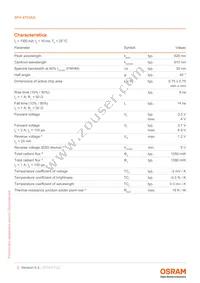 SFH 4703AS Datasheet Page 3