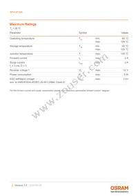 SFH 4716A Datasheet Page 2