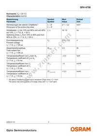 SFH 4750 Datasheet Page 3