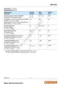 SFH 4751 Datasheet Page 3