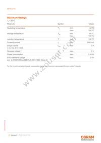 SFH 4770 Datasheet Page 2