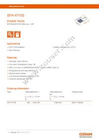 SFH 4770S Datasheet Cover