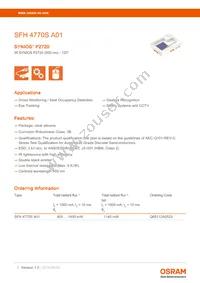 SFH 4770S A01 Datasheet Cover