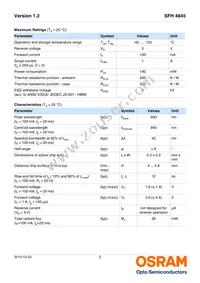 SFH 4845 Datasheet Page 2