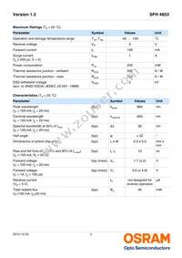 SFH 4853 Datasheet Page 2