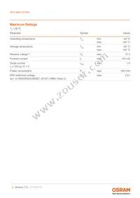 SFH 4857 E7800 Datasheet Page 2