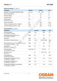 SFH 4860 Datasheet Page 2