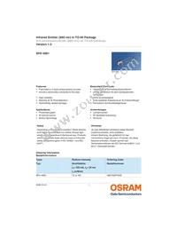 SFH 4881 Datasheet Cover