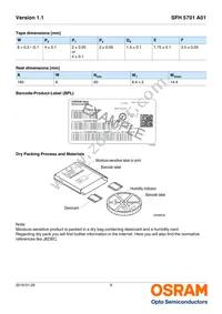 SFH 5701 A01 Datasheet Page 9