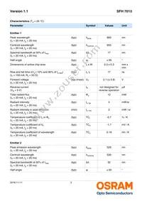 SFH 7013 Datasheet Page 3