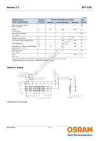 SFH 7051 Datasheet Page 13