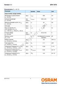 SFH 7070 Datasheet Page 4