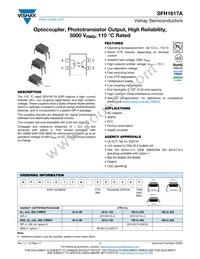 SFH1617A-2X017T Datasheet Cover
