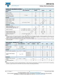 SFH1617A-2X017T Datasheet Page 2
