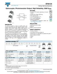 SFH615A-2X017T Datasheet Cover