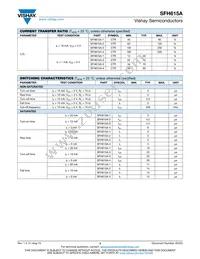 SFH615A-2X017T Datasheet Page 3