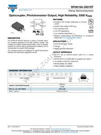 SFH615A-3X018 Datasheet Cover