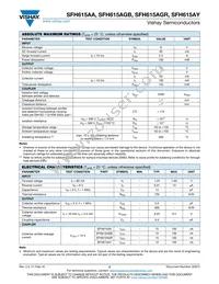 SFH615ABM-X016 Datasheet Page 2