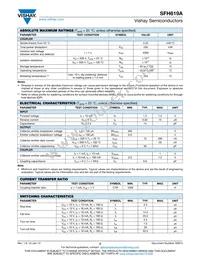 SFH619A-X007 Datasheet Page 2