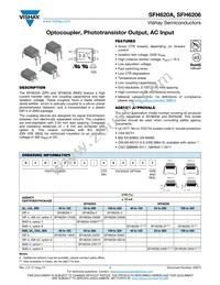 SFH620A-2X017T Datasheet Cover