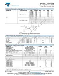 SFH620A-2X017T Datasheet Page 3