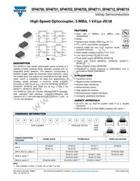 SFH6711-X007 Datasheet Cover