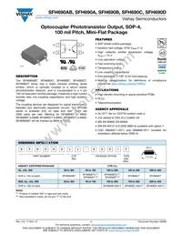 SFH690D-X001T Datasheet Cover